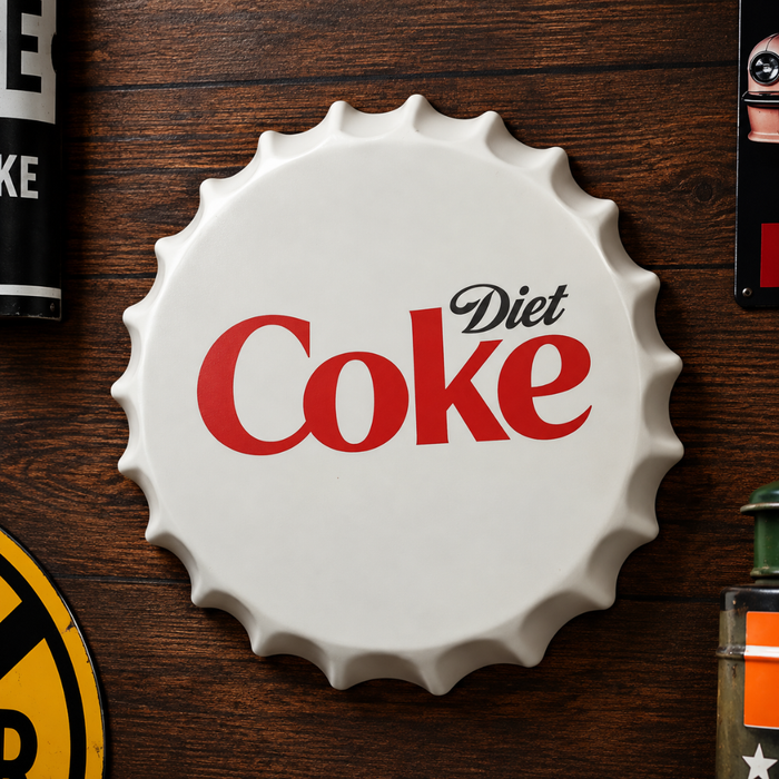 Bottle Caps wall decor sign - Diet C Cola