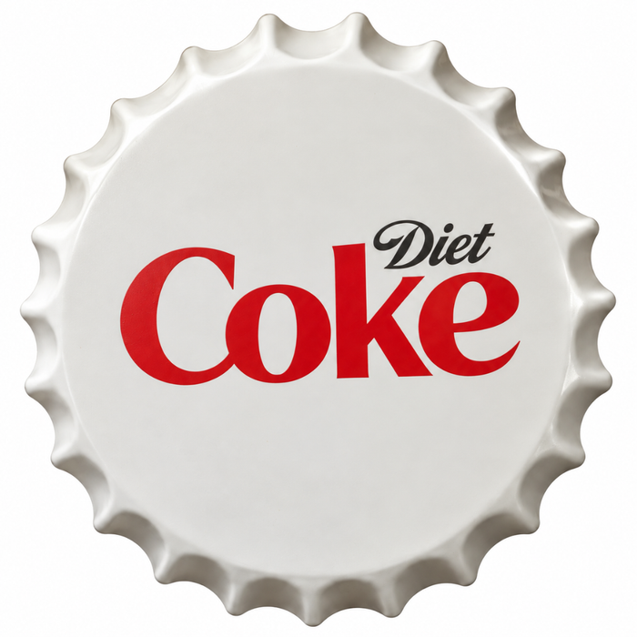 Bottle Caps wall decor sign - Diet C Cola