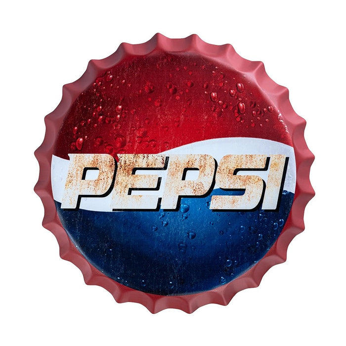 Bottle Caps Wall Decor Sign – Pepsi Classic Vintage Beverage Logo