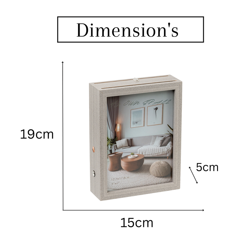 Photo Frames - Grey Double Sided LED Frame