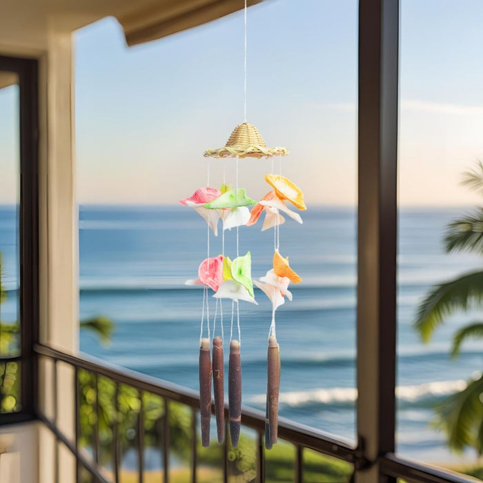 Seashells wall Hanging - Small Hat shell