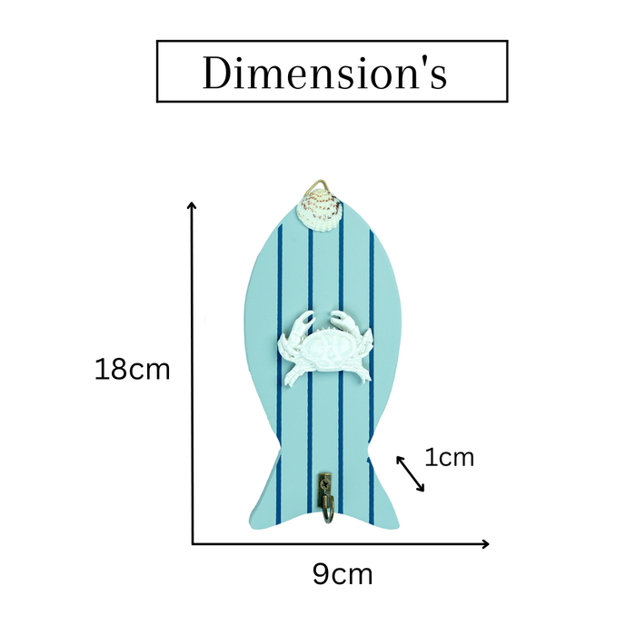 Beach Wall Hooks - Fish Shape