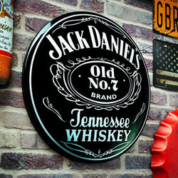 Metal Shield wall decor - Jack Daniels (16x16")