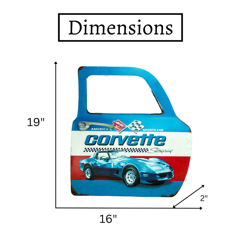 Retro Car Door - Corvette