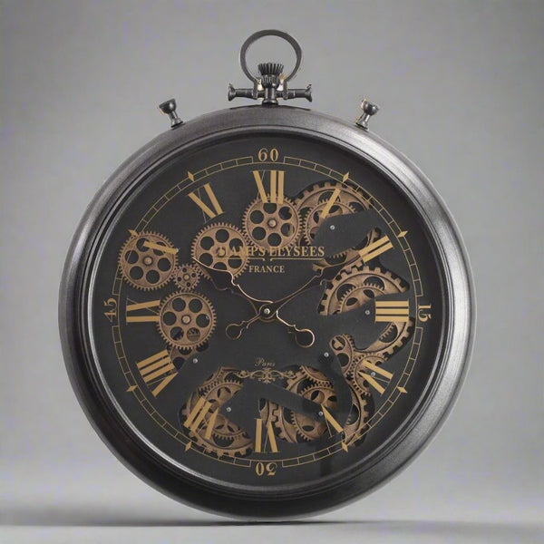 Mechanical clock - French chronograph Black (Y636-21")