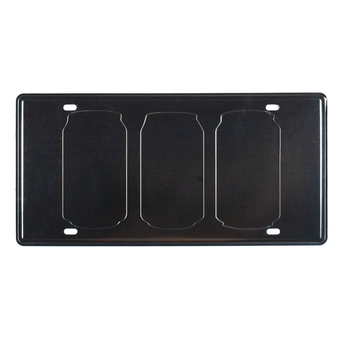 Number Plates wall sign - C Cola Cans