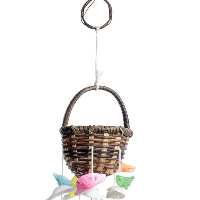 Seashells wall Hanging - Small Basket shell