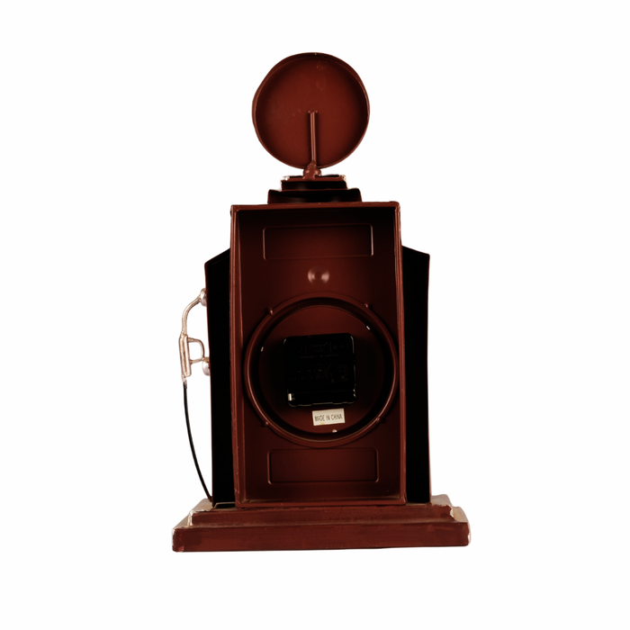 Model Clock - Gasoline Pump Clock Red