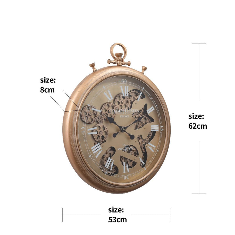 Mechanical clock - French chronograph Gold (Y637-21")