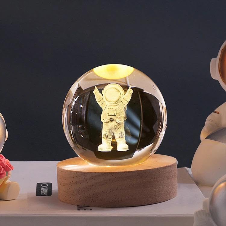 Crystal Ball Night LED Lamp USB