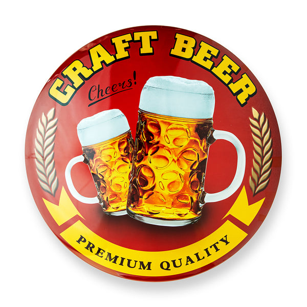 Metal Shield wall decor - Craft Beer Premium (16x16")