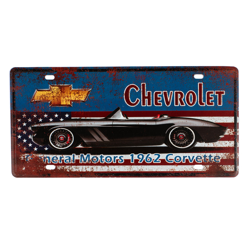 Number Plates wall sign - Chevrolet