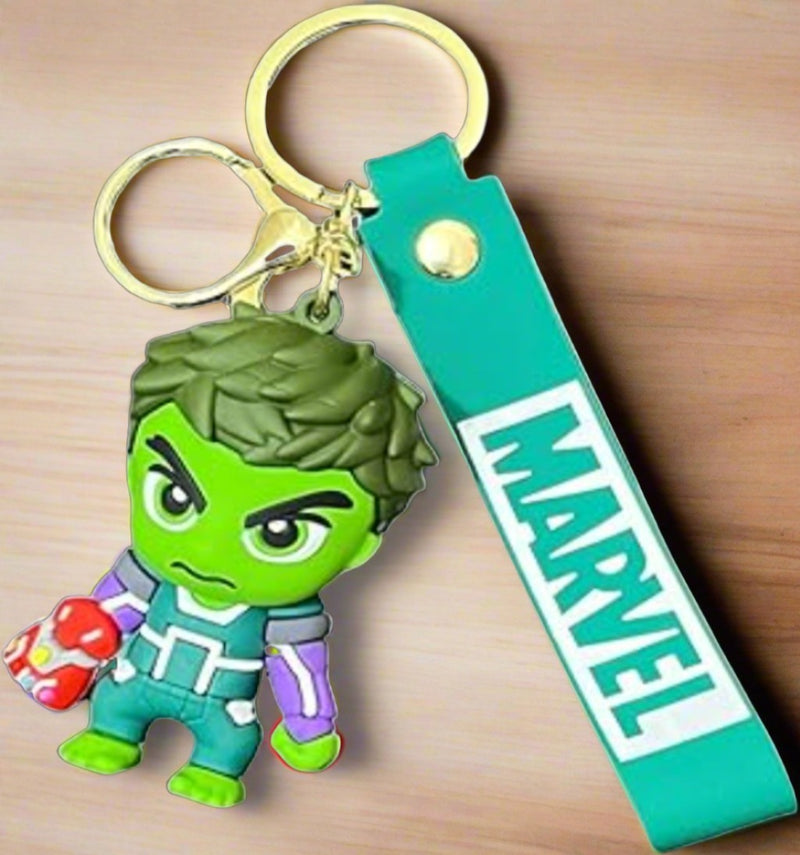 Fancy Silicon Keychains - Marvel