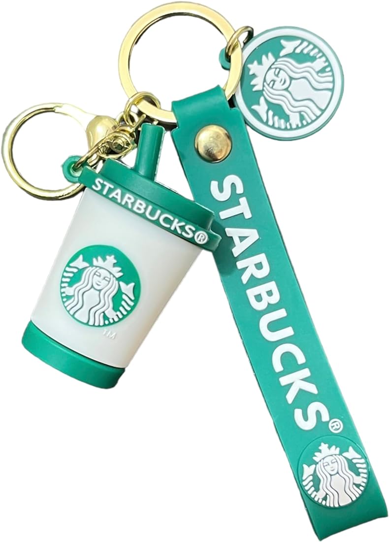 Fancy Silicon Keychains - Starbucks