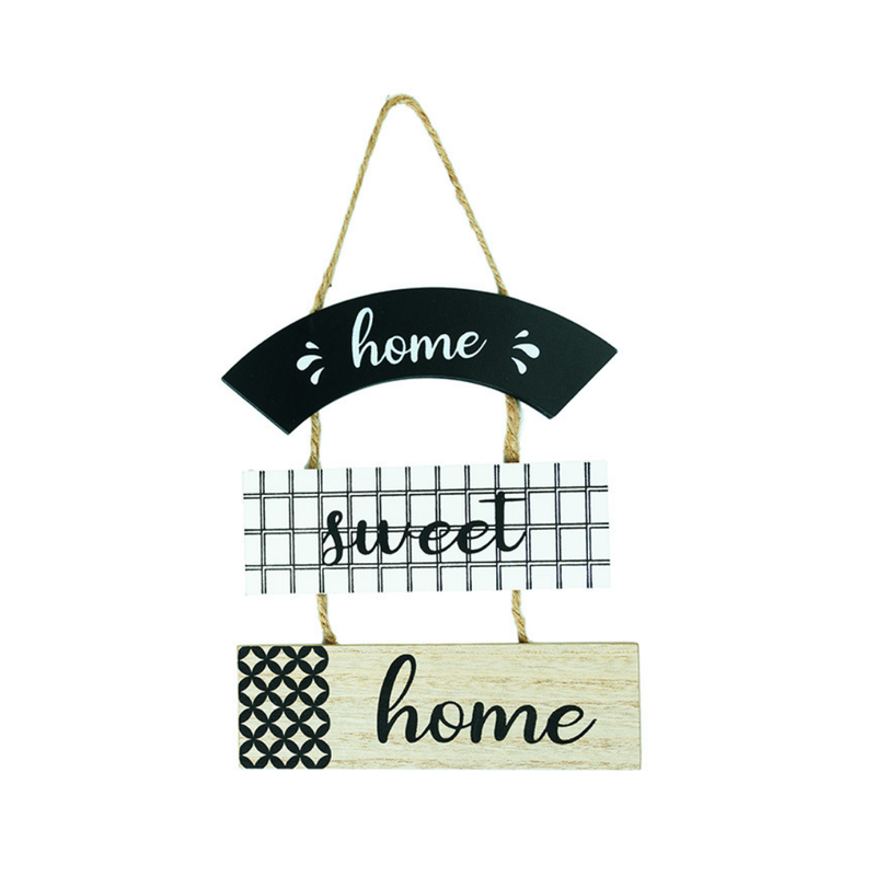 Positive Quotes Wall Hanging - Home Sweet Home