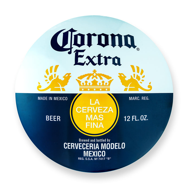 Metal Shield wall decor - Corona Extra (16x16")