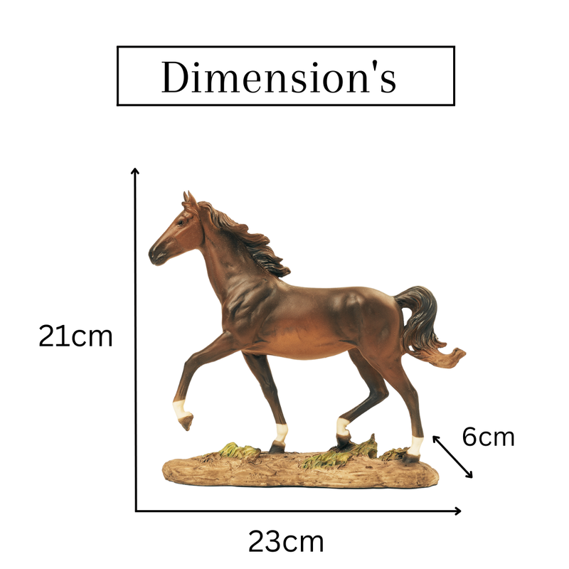 Polyresin showpiece - Horse