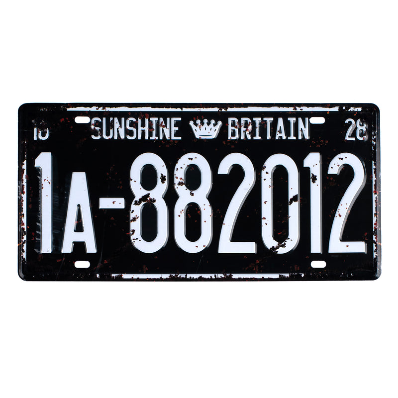 Number Plates wall sign - Sunshine 1A-882012