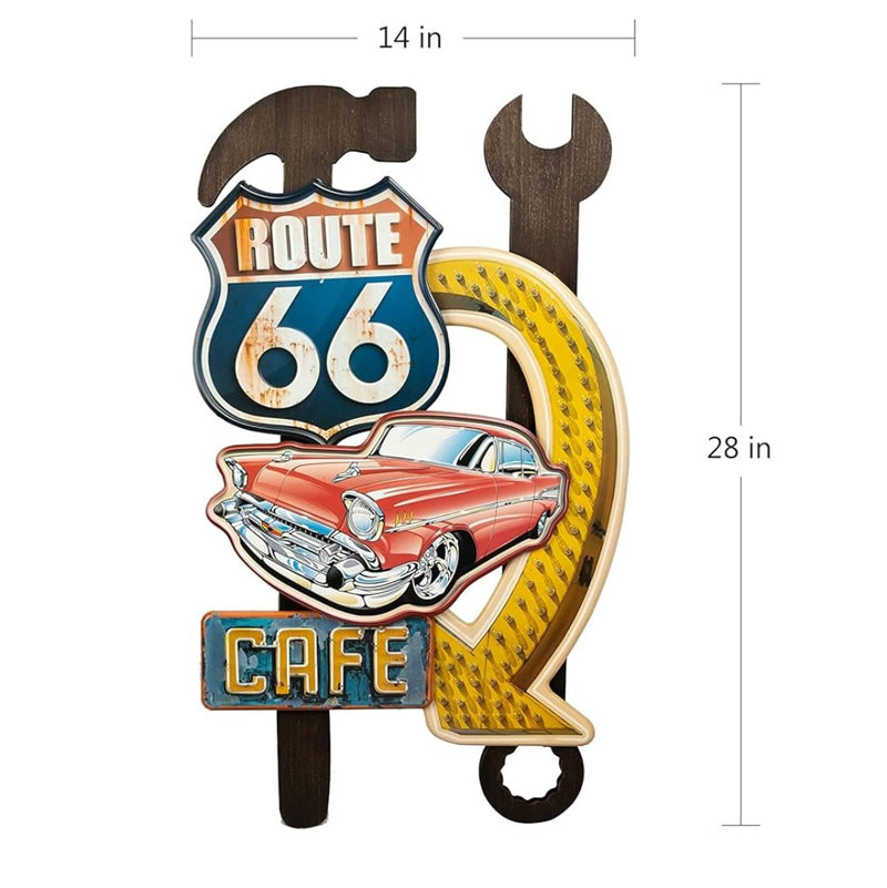 Retro Wall Decor - Route 66 Cafe