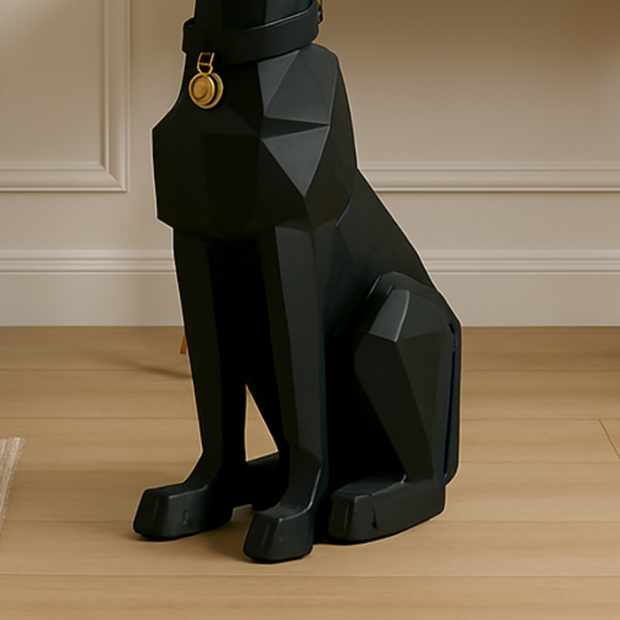 Table pieces - Dog Butler Sculpture