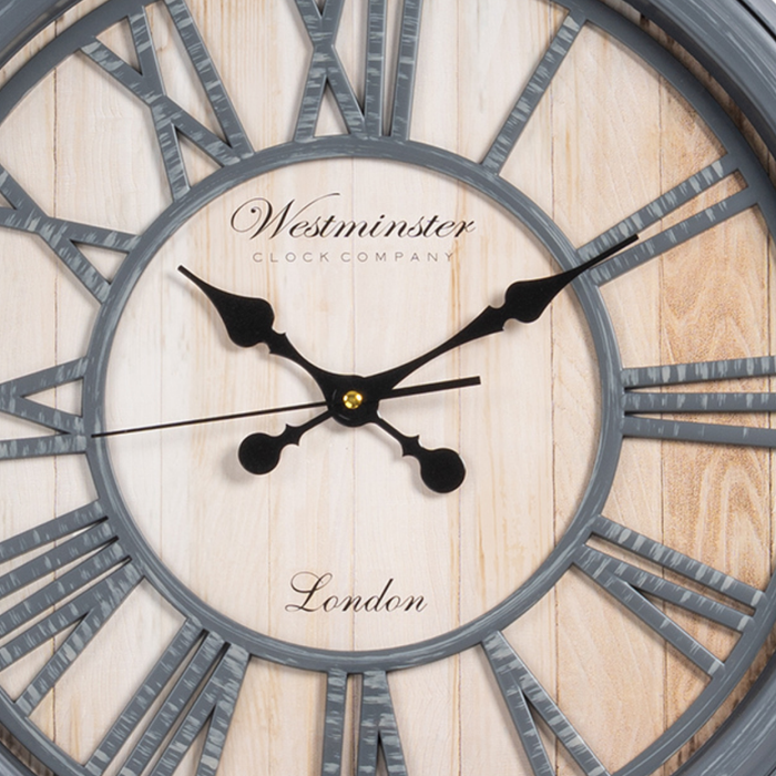 Fiber Clock - Poly Grey Bigbald (20"dia)