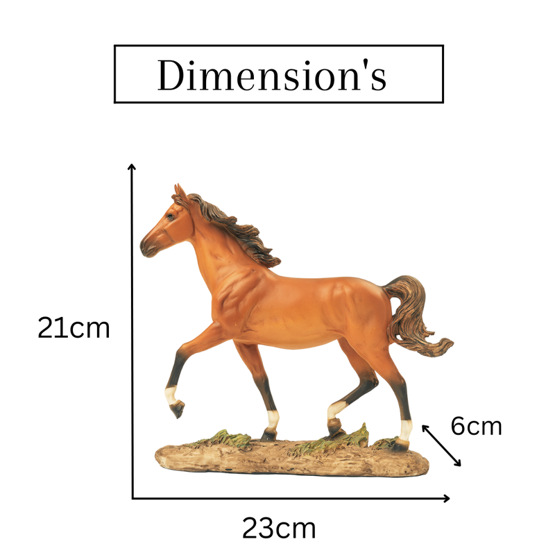 Polyresin showpiece - Horse