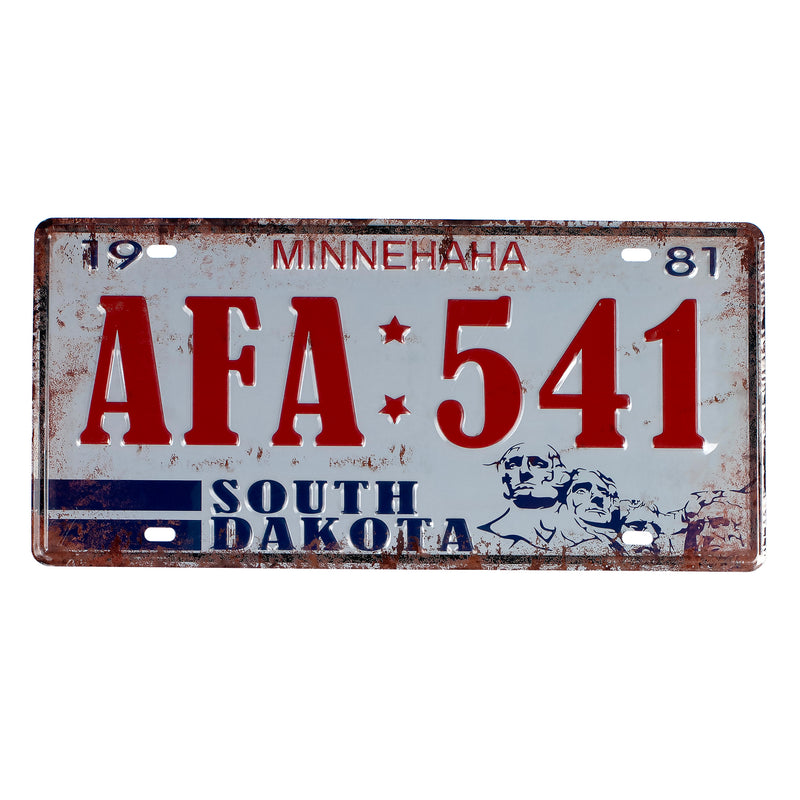 Number Plates wall sign - South Dakota AFA:541