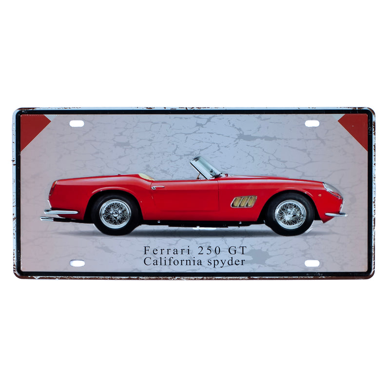 Number Plates wall sign - Ferrari 250 GT