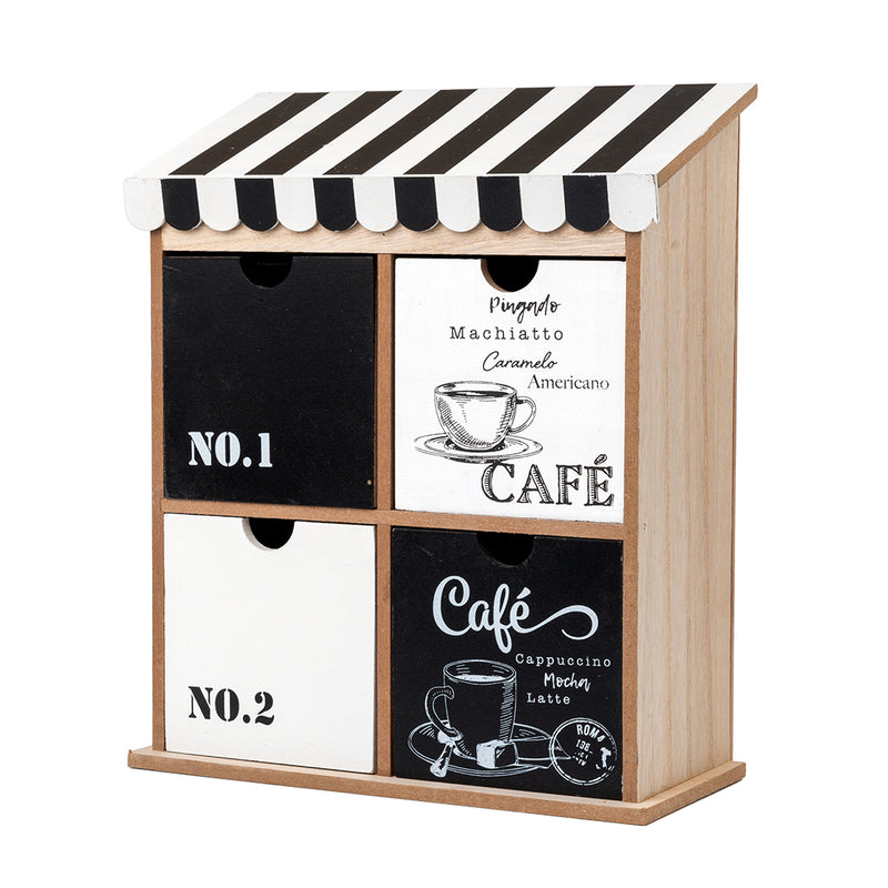 Coffee Box Drawer - Cafe Black