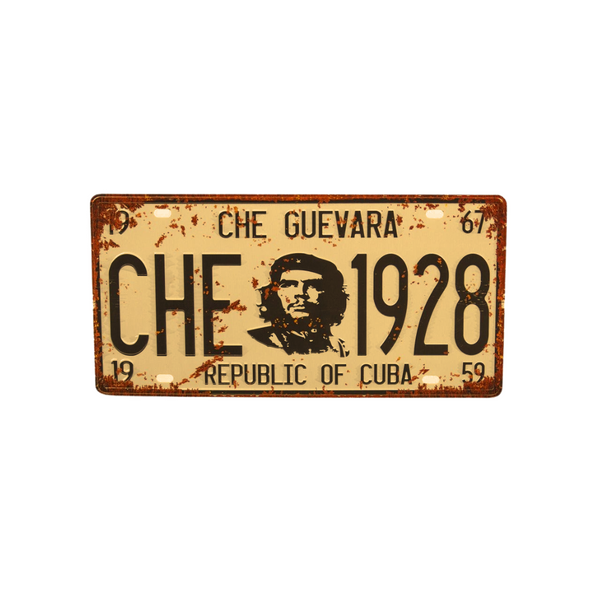 Number Plates wall sign - CHE 1928