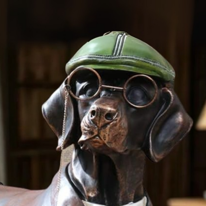 Table pieces - Dog watcher Figurine