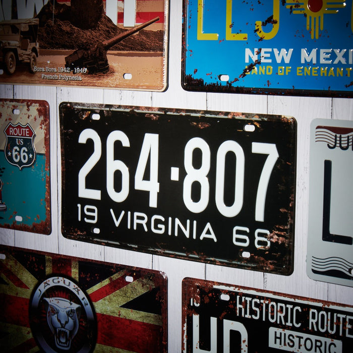Number Plates wall sign - 264807 Virginia