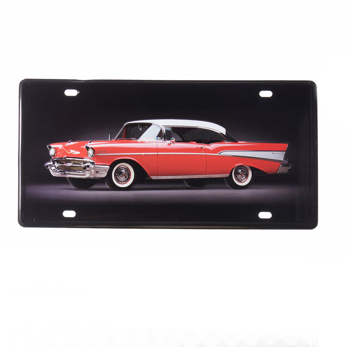 Number Plates wall sign - Chevrolet Bel Air 1957