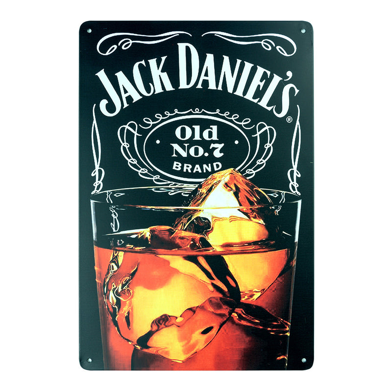 Number Plates Big wall sign - Jackdaniels Glass