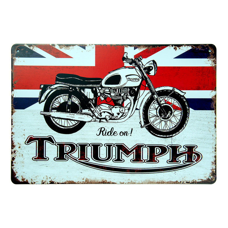 Number Plates Big wall sign - Triumph