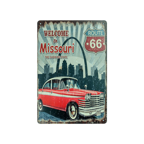 Number Plates Big wall sign - Chevrolet Welcome To Missouri