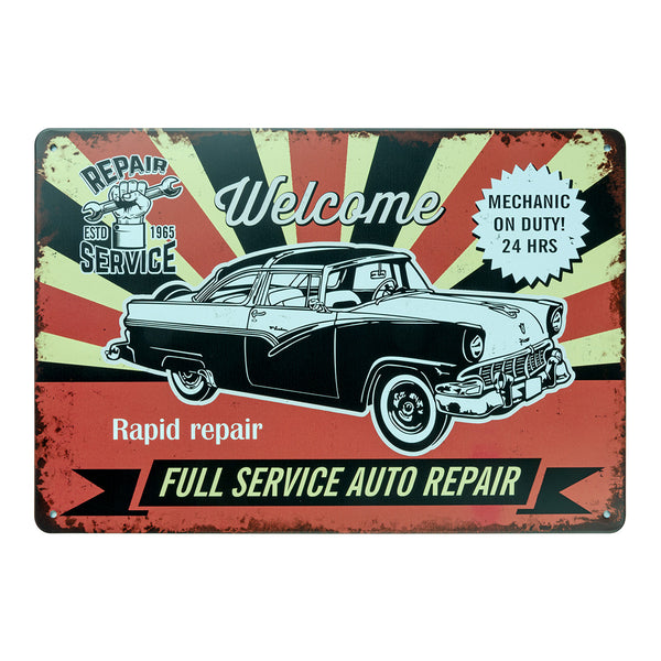 Number Plates Big wall sign - Ford Repair Service