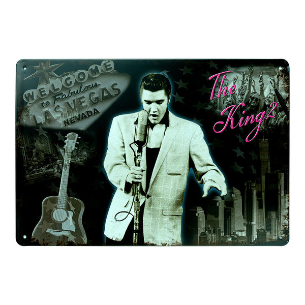 Number Plates Big wall sign - The King2 Singer