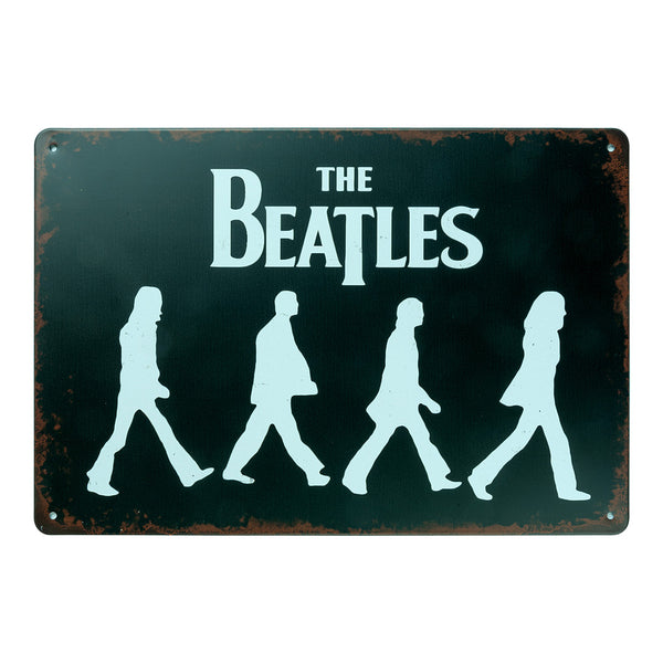 Number Plates Big wall sign - The Beatles (Walking)