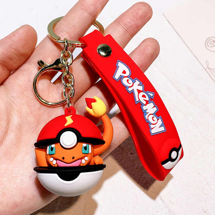 Fancy Silicon Keychains - Pokémon Ball