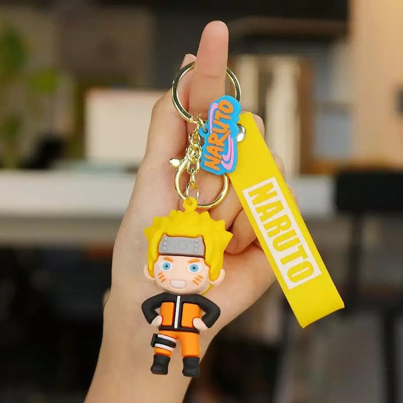 Fancy Silicon Keychains - Naruto