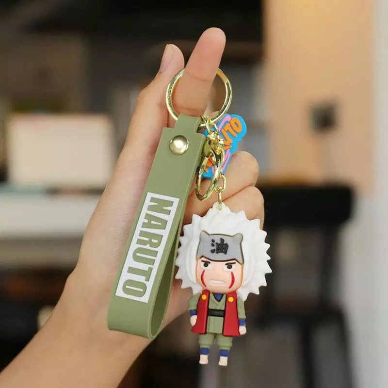 Fancy Silicon Keychains - Naruto