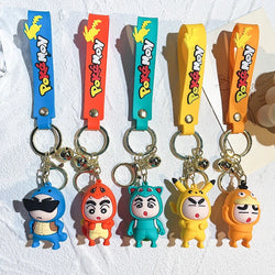 Fancy Silicon Keychains - Shinchan