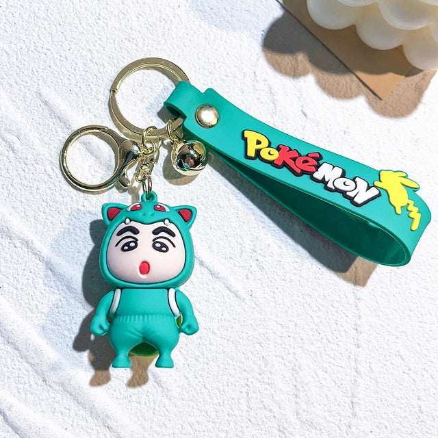 Fancy Silicon Keychains - Shinchan