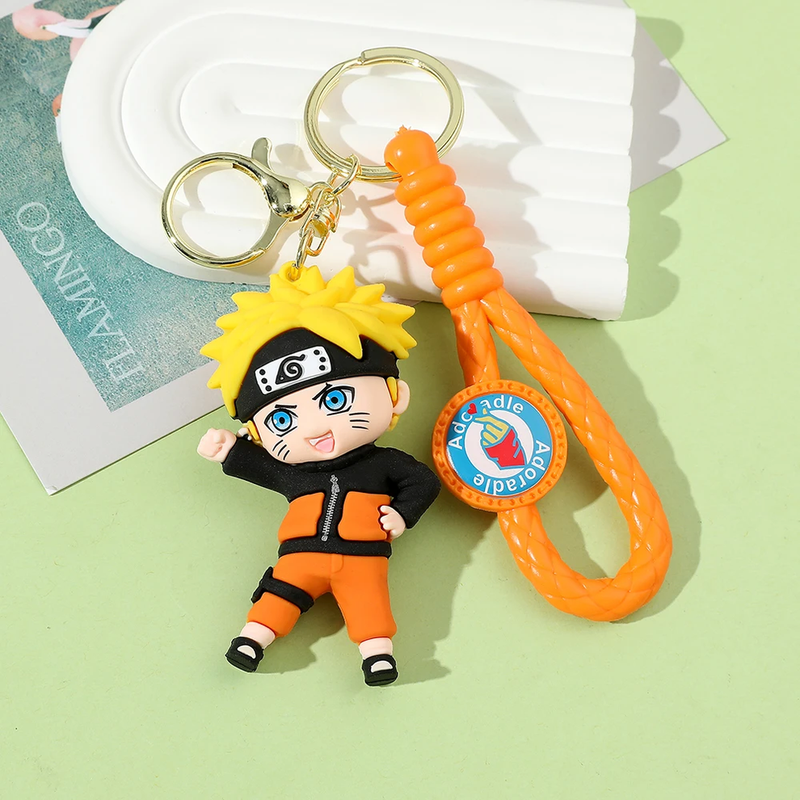 Fancy Silicon Keychains - Naruto