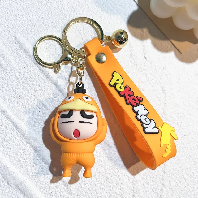 Fancy Silicon Keychains - Shinchan