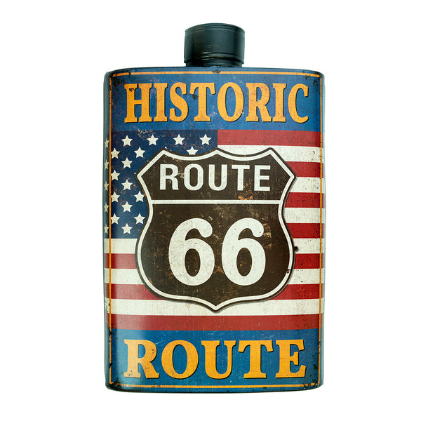 Whiskey Bottle Wall Decor - Historic Route 66