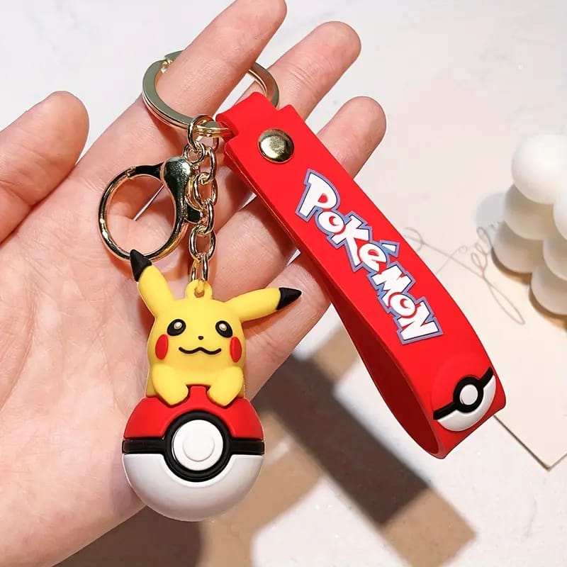 Fancy Silicon Keychains - Pokémon Ball