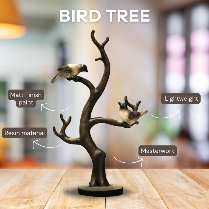 Resin showpieces - Bird Tree Key holder