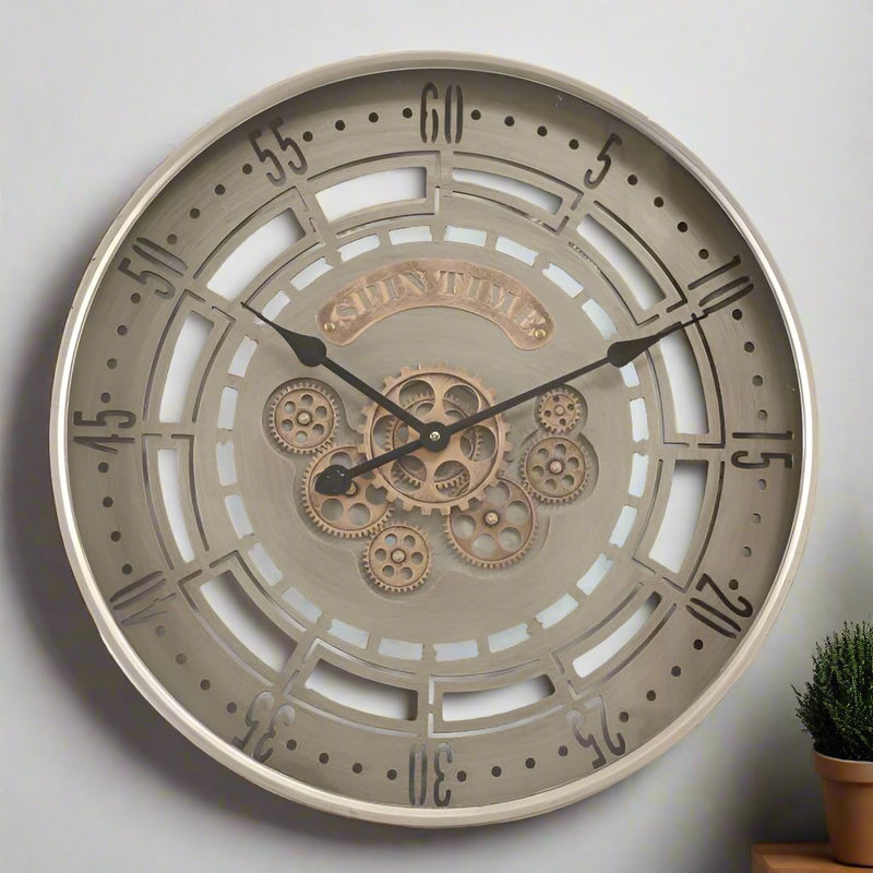 Mechanical clock - Spintime grey (Y664-24")